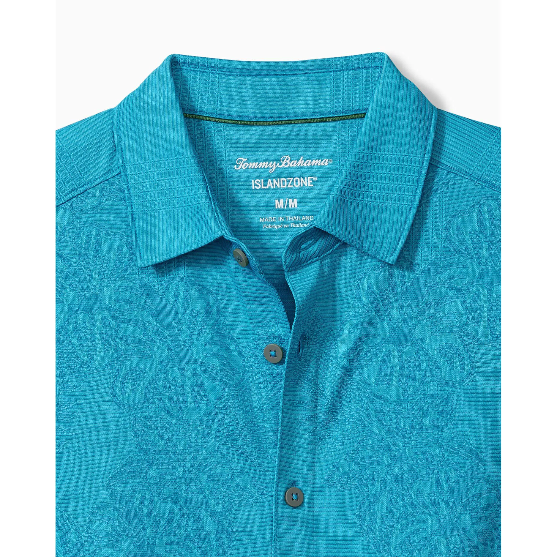 Tommy Bahama Palm Coast Cascade Vines Camp Shirt - Vacation Blue Mens Tommy Bahama
