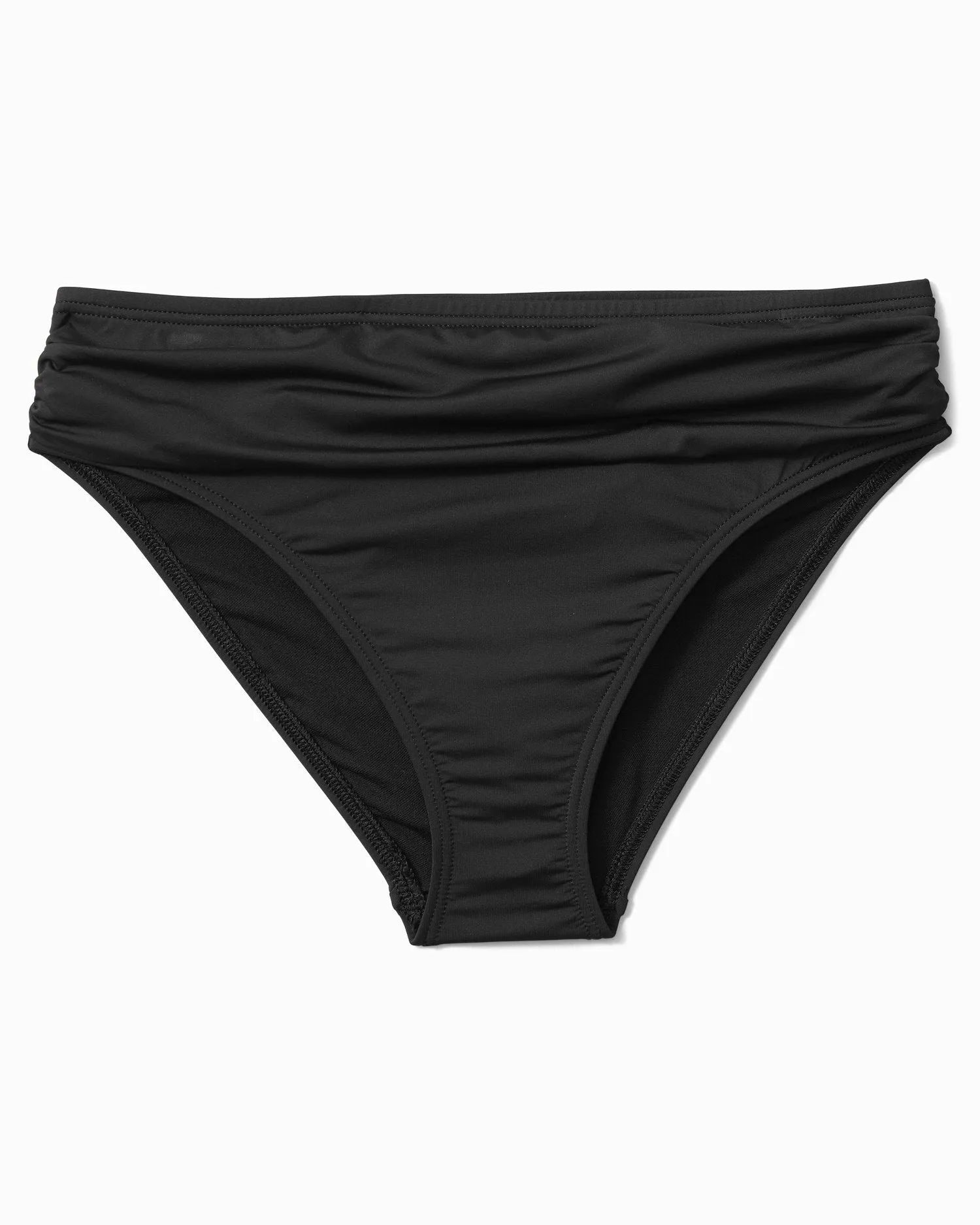 Tommy Bahama Pearl High Waist Sash Bikini Bottom - Black Tommy Bahama Clothing