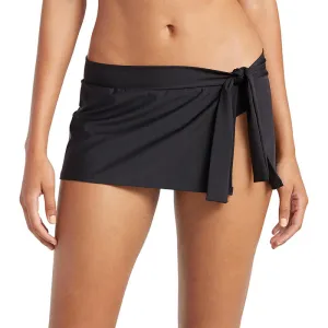Tommy Bahama Pearl Skirted Bikini Bottom - Black Tommy Bahama Clothing