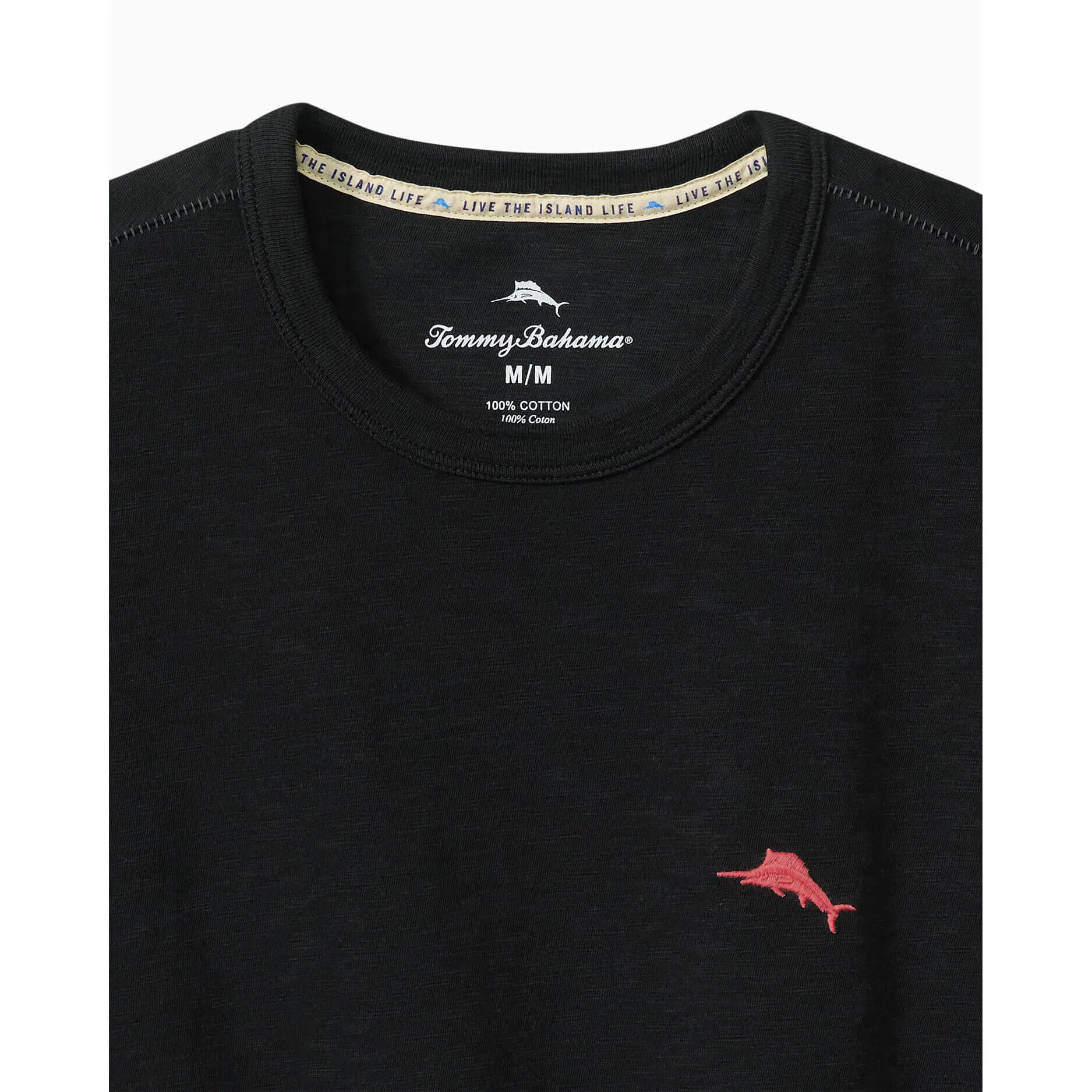 Tommy Bahama Poolside Vice Lux T-Shirt - Black Mens Tommy Bahama