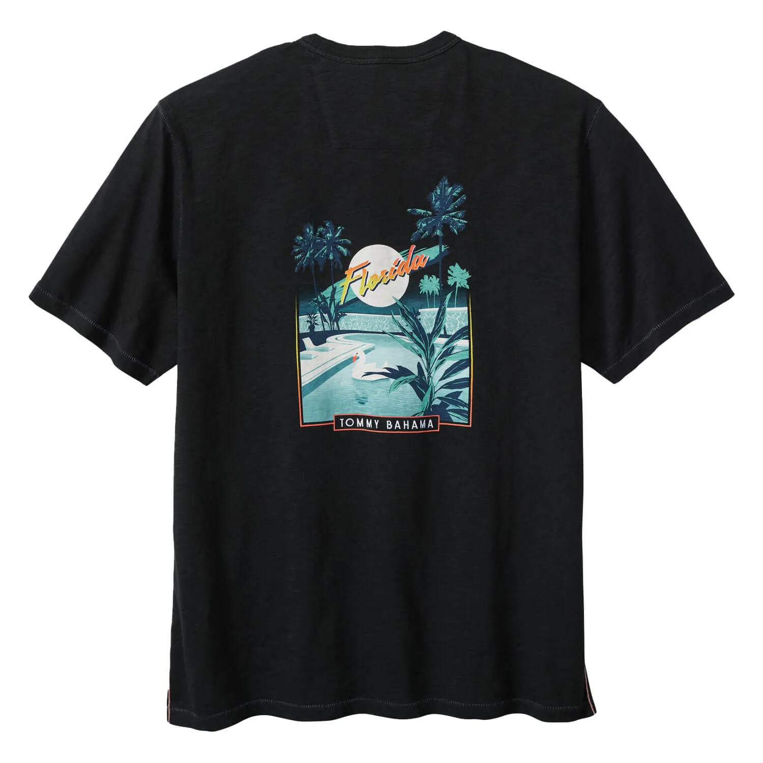 Tommy Bahama Poolside Vice Lux T-Shirt - Black Mens Tommy Bahama