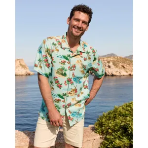 Tommy Bahama Santa Shores Camp Shirt - Light Sky Tommy Bahama Clothing
