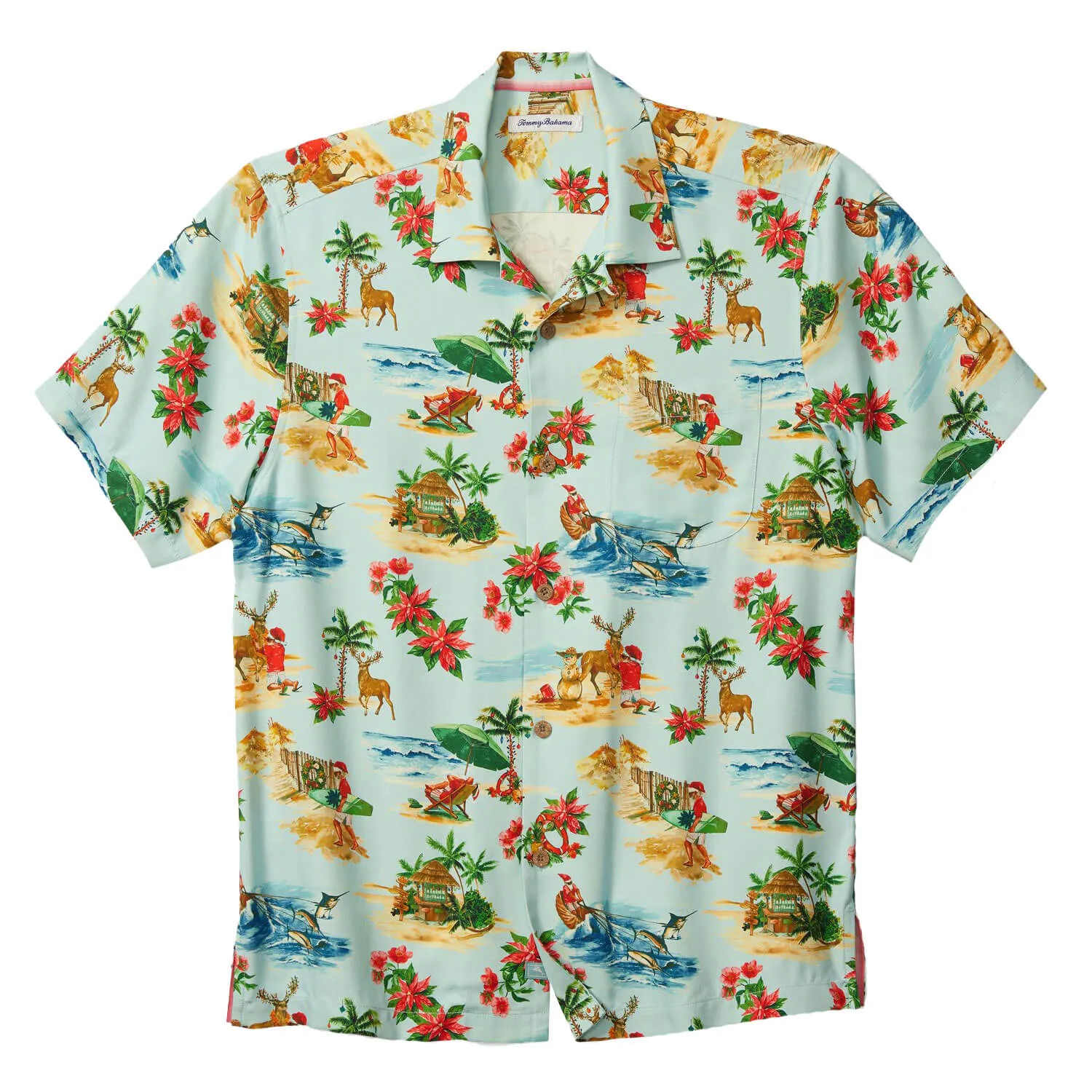Tommy Bahama Santa Shores Camp Shirt - Light Sky Tommy Bahama Clothing