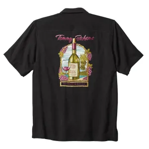 Tommy Bahama Sip Back And Relax Camp Shirt - Black Tommy Bahama Clothing