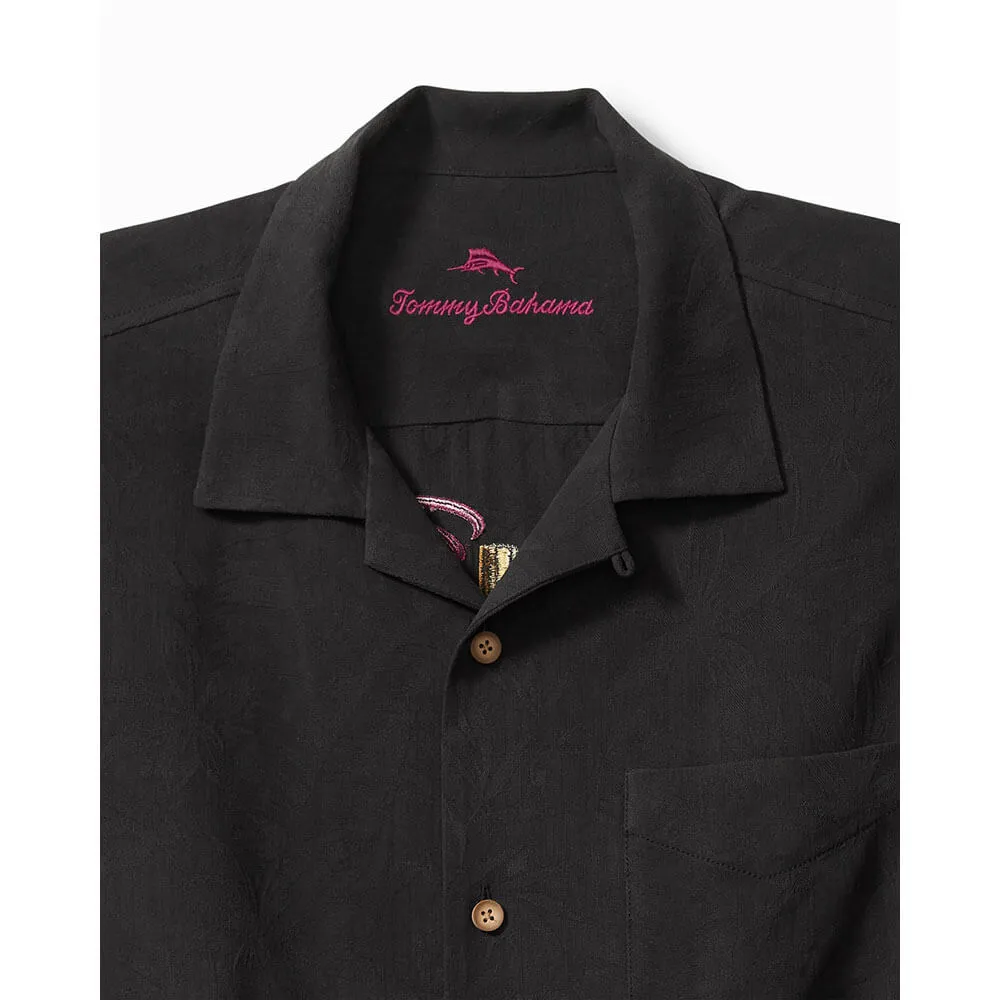 Tommy Bahama Sip Back And Relax Camp Shirt - Black Tommy Bahama Clothing