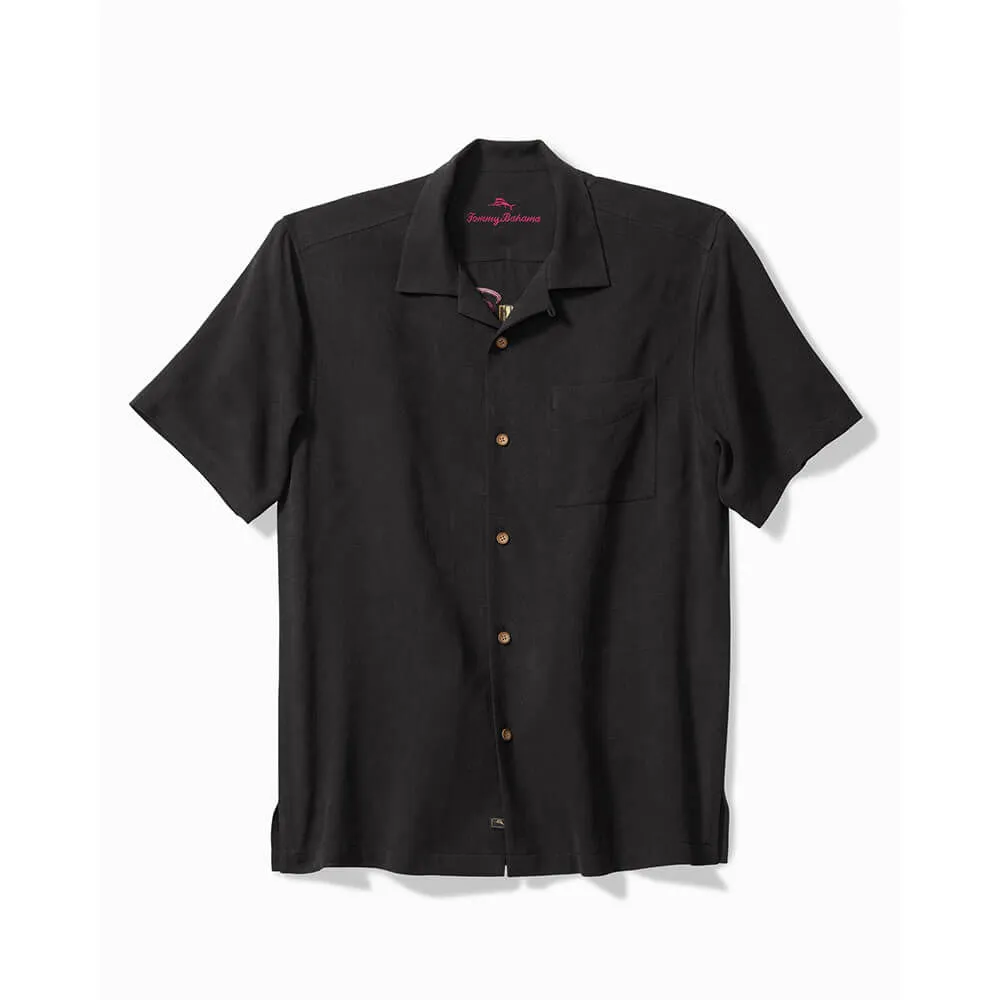 Tommy Bahama Sip Back And Relax Camp Shirt - Black Tommy Bahama Clothing