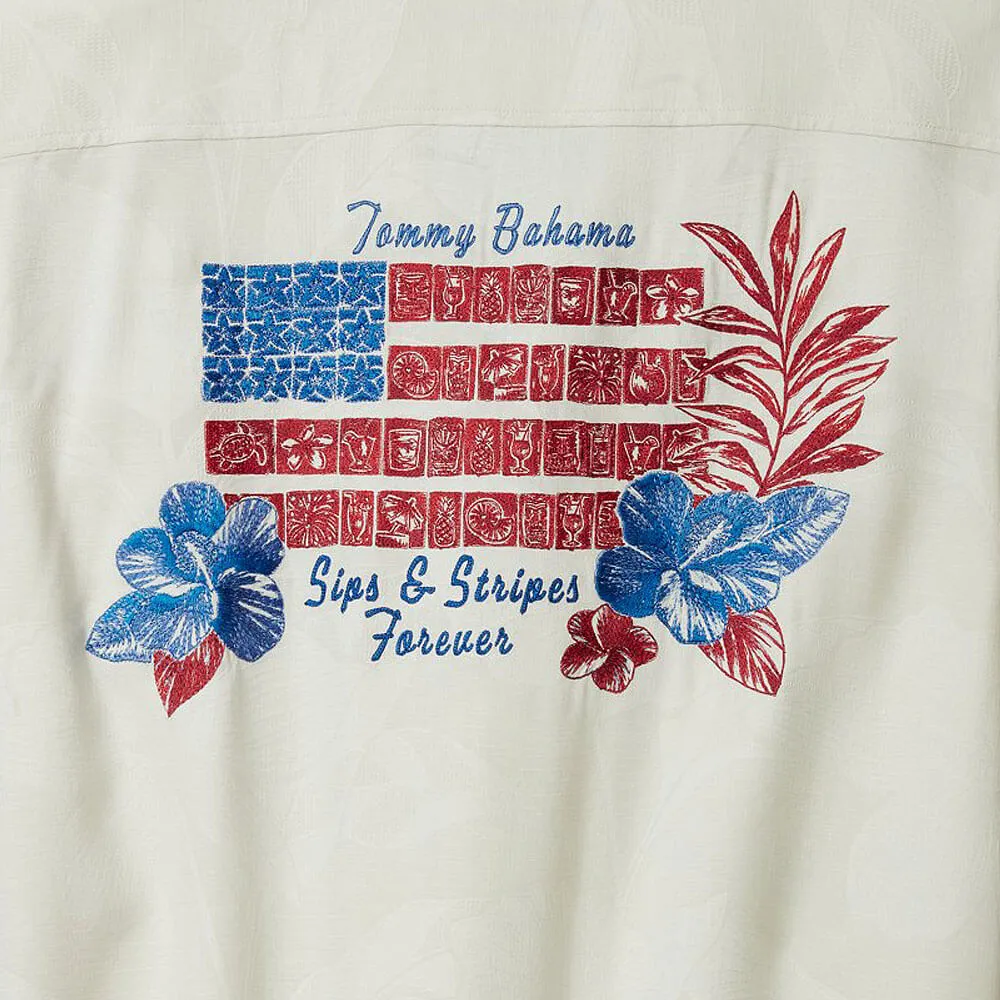 Tommy Bahama Sips And Stripes Forever Camp Shirt - Continental Tommy Bahama Clothing