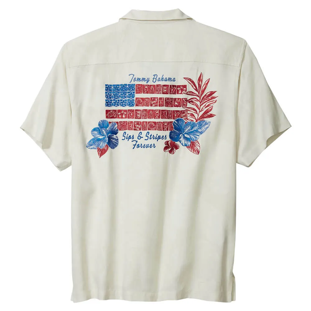 Tommy Bahama Sips And Stripes Forever Camp Shirt - Continental Tommy Bahama Clothing