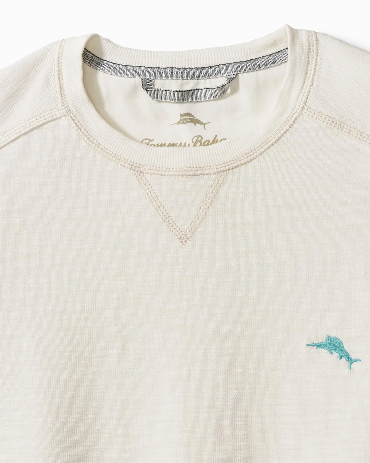 Tommy Bahama Tobago Bay Crew Sweater - Coconut Tommy Bahama Clothing