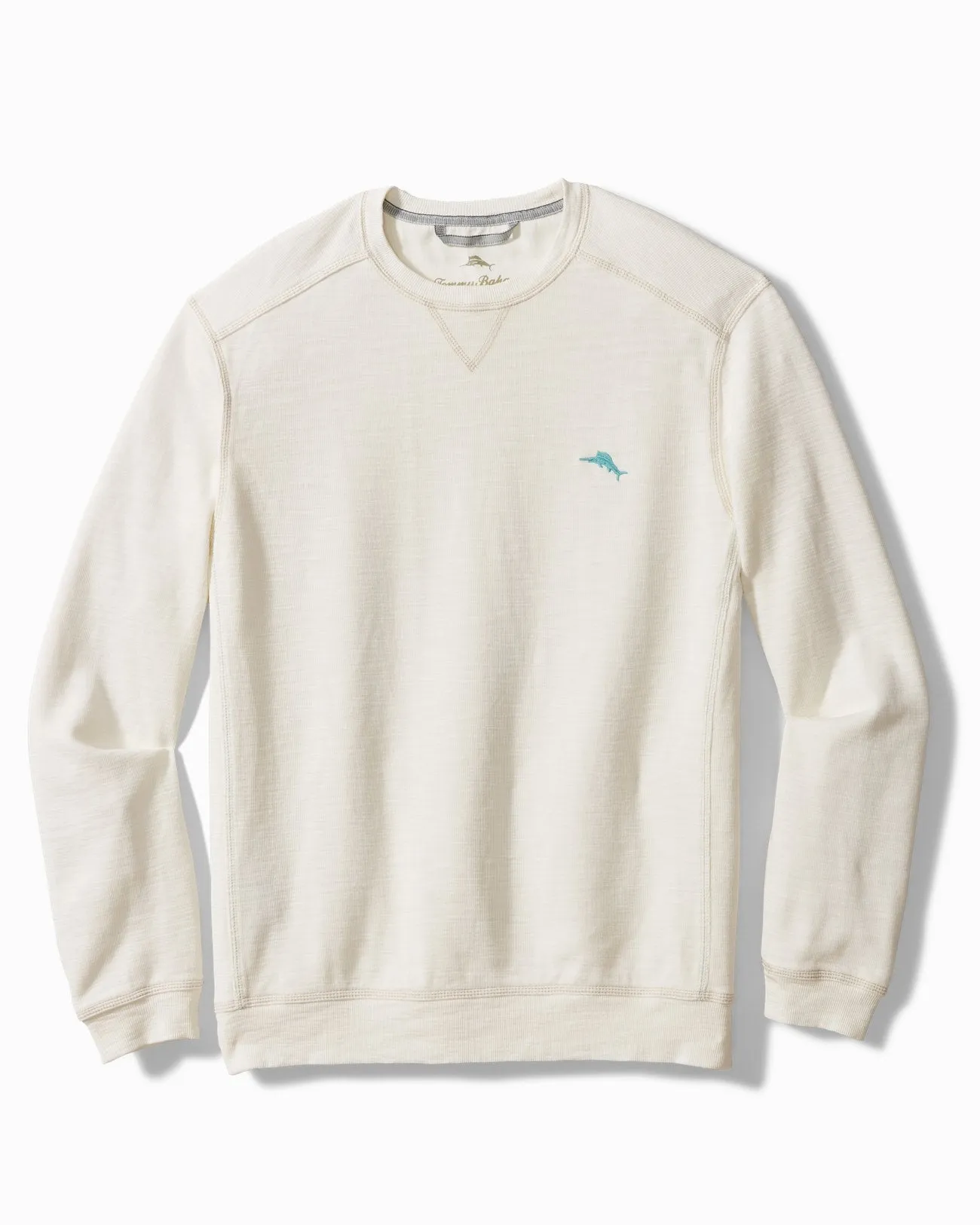 Tommy Bahama Tobago Bay Crew Sweater - Coconut Tommy Bahama Clothing