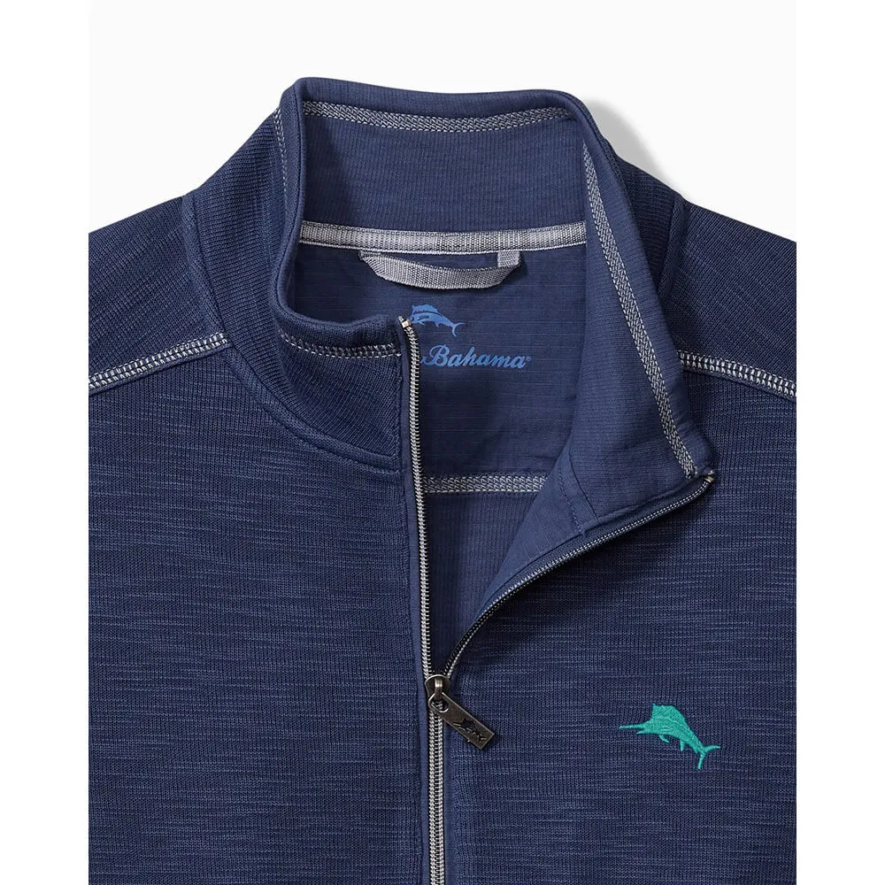 Tommy Bahama Tobago Bay Full Zip Jacket - Island Navy Tommy Bahama Clothing