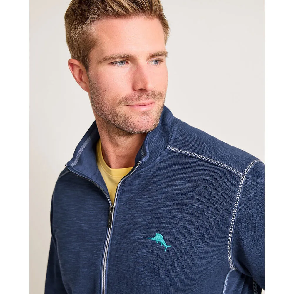 Tommy Bahama Tobago Bay Full Zip Jacket - Island Navy Tommy Bahama Clothing