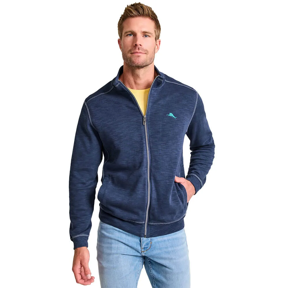 Tommy Bahama Tobago Bay Full Zip Jacket - Island Navy Tommy Bahama Clothing