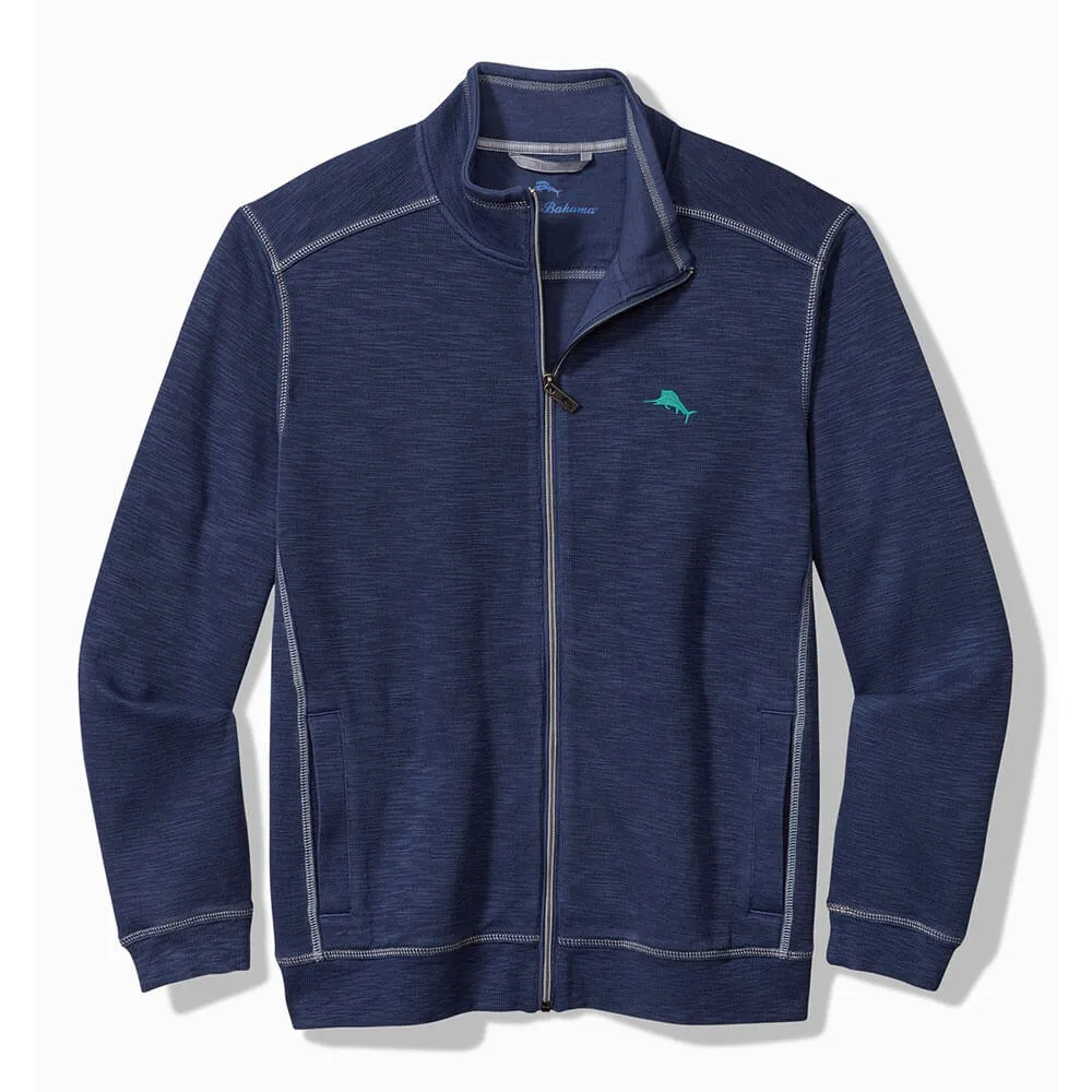Tommy Bahama Tobago Bay Full Zip Jacket - Island Navy Tommy Bahama Clothing