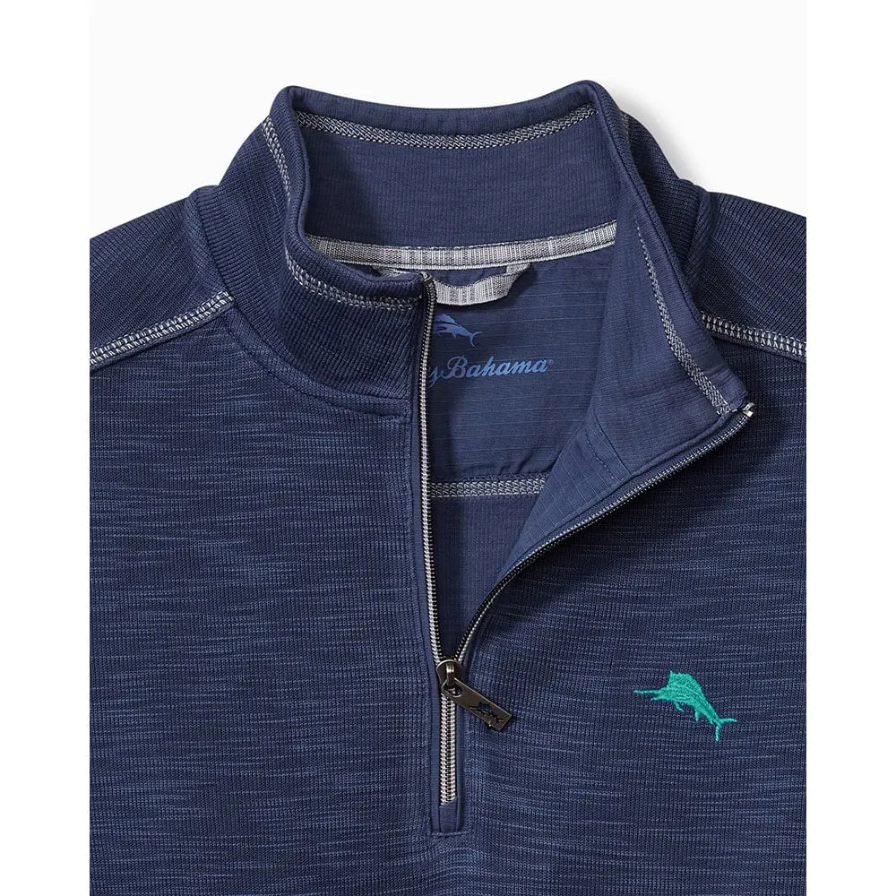 Tommy Bahama Tobago Bay Half Zip Sweater - Island Navy* Tommy Bahama Clothing