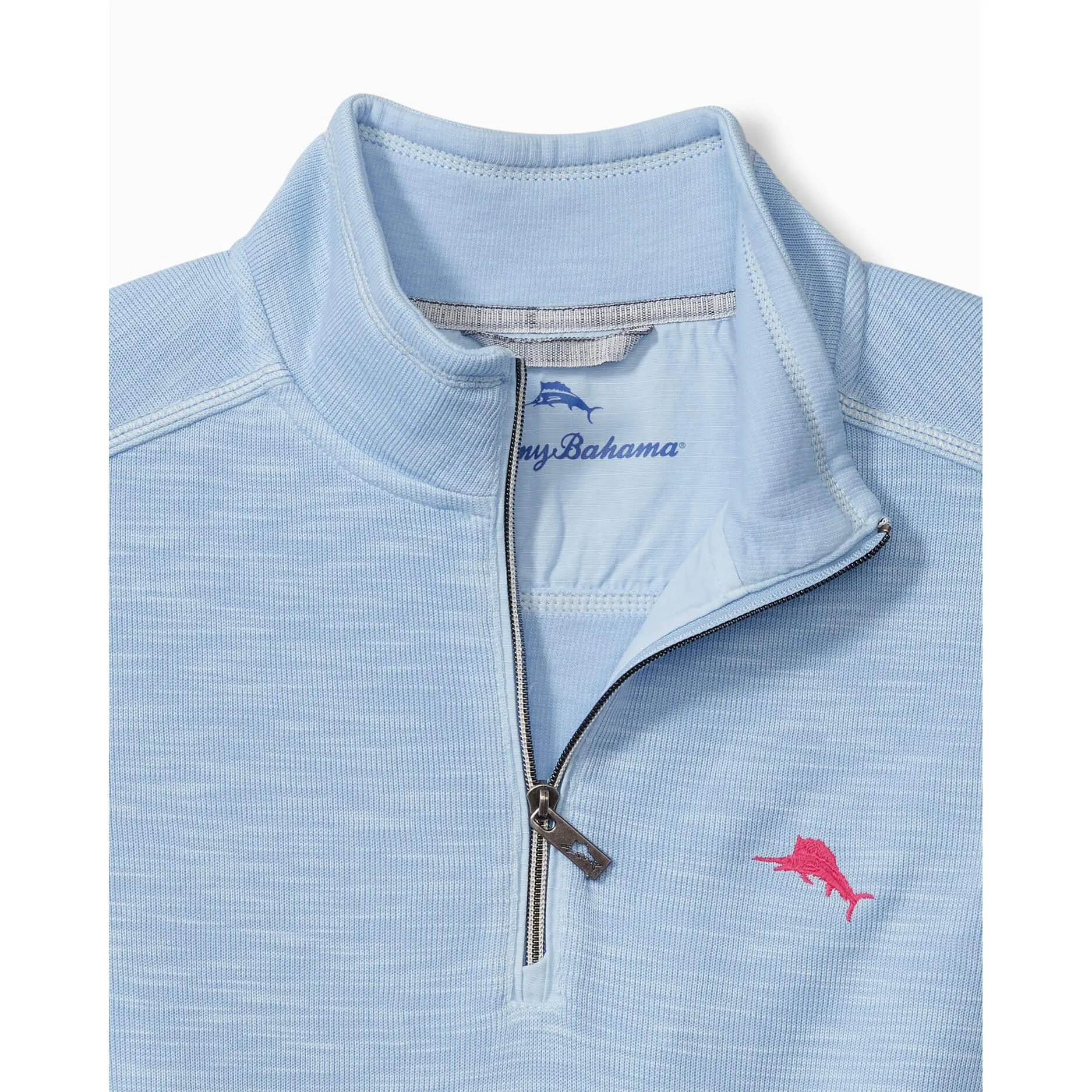 Tommy Bahama Tobago Bay Half Zip Sweater - Seabank Sky Mens Tommy Bahama