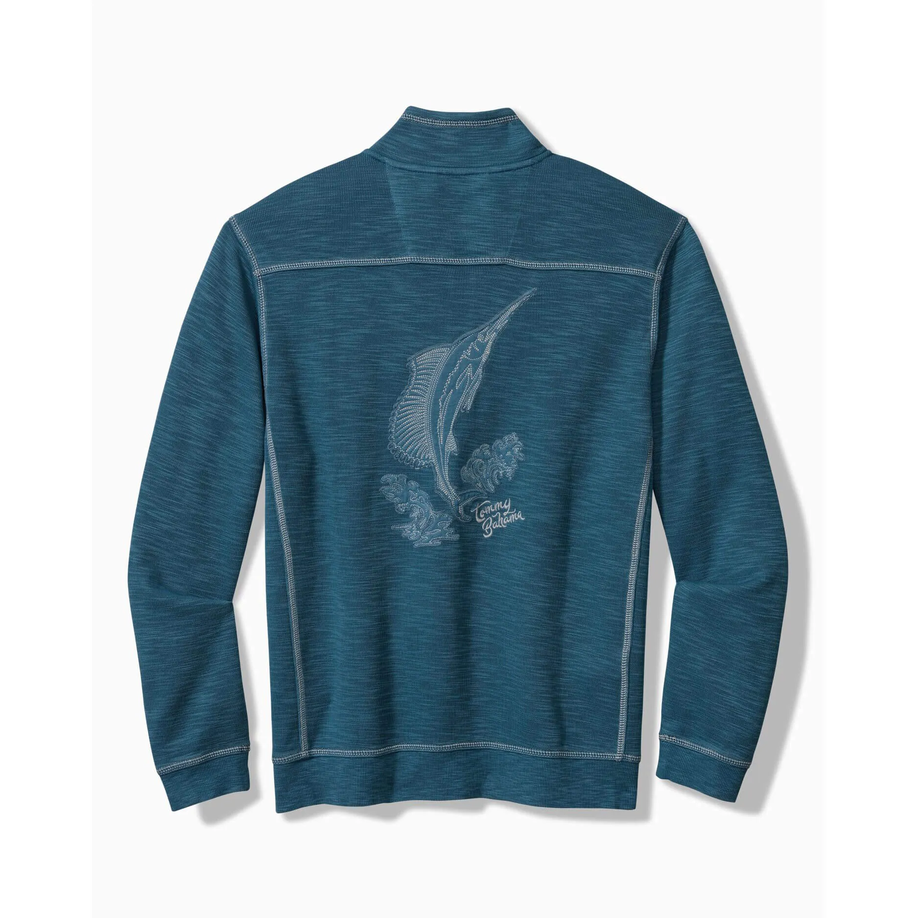 Tommy Bahama Tobago Bay Marlin Splash Hz Sweater - Blue Allure Mens Tommy Bahama
