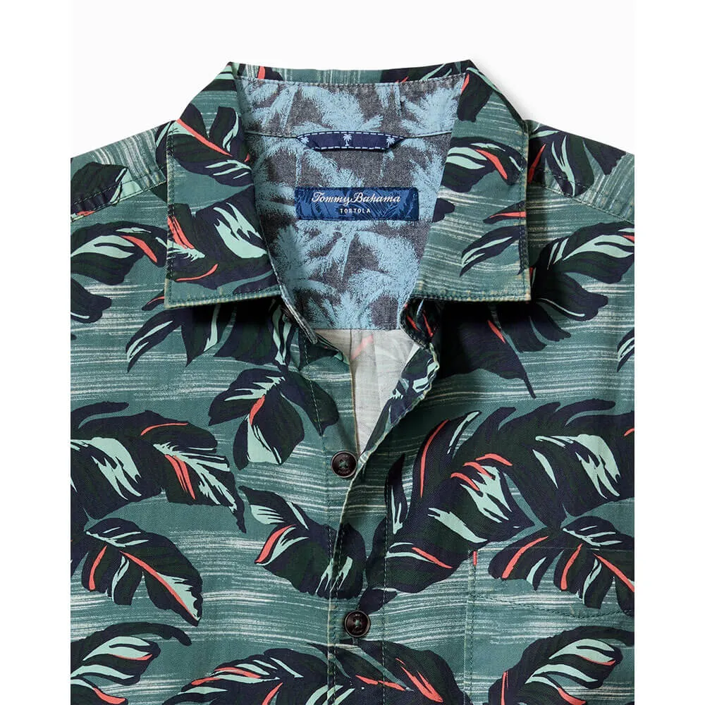 Tommy Bahama Tortola Verde Fronds Camp Shirt - Seven Seas Mens Tommy Bahama
