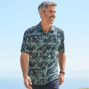 Tommy Bahama Tortola Verde Fronds Camp Shirt - Seven Seas Mens Tommy Bahama