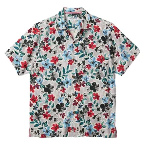 Tommy Bahama Tropicana Blooms Camp Shirt - Storm Gray Tommy Bahama Clothing