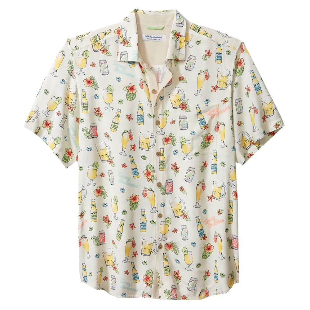 Tommy Bahama Veracruz Cay Brewhama Camp Shirt - Lychee Tommy Bahama Clothing