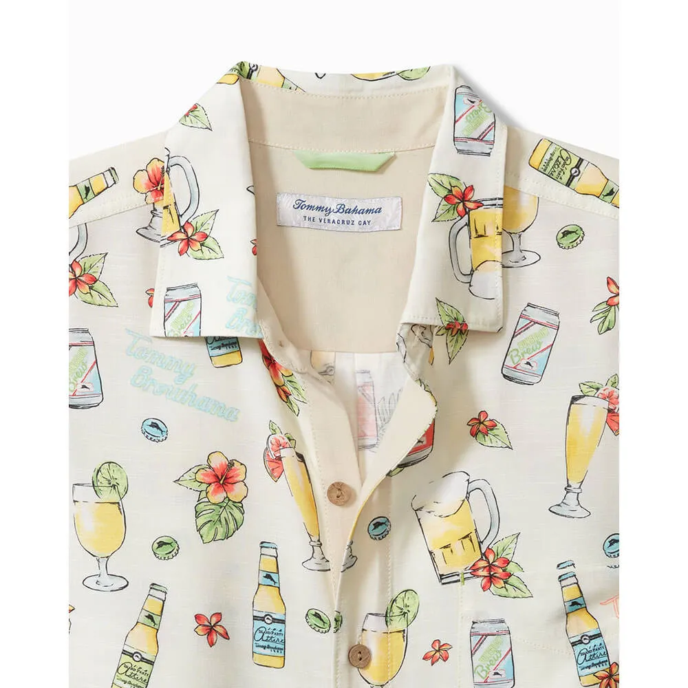 Tommy Bahama Veracruz Cay Brewhama Camp Shirt - Lychee Tommy Bahama Clothing