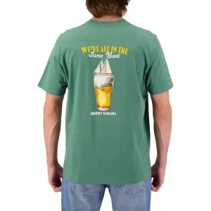 Tommy Bahama We Re All In The Same Boat T-Shirt - Green Meadow Heather Mens Tommy Bahama