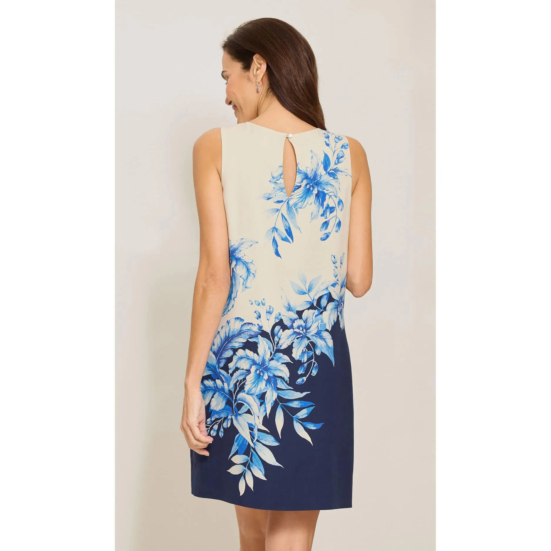 Tommy Bahama Women's Flora Fresco Sleeveless Silk Shift Dress - Coastline Tommy Bahama Clothing