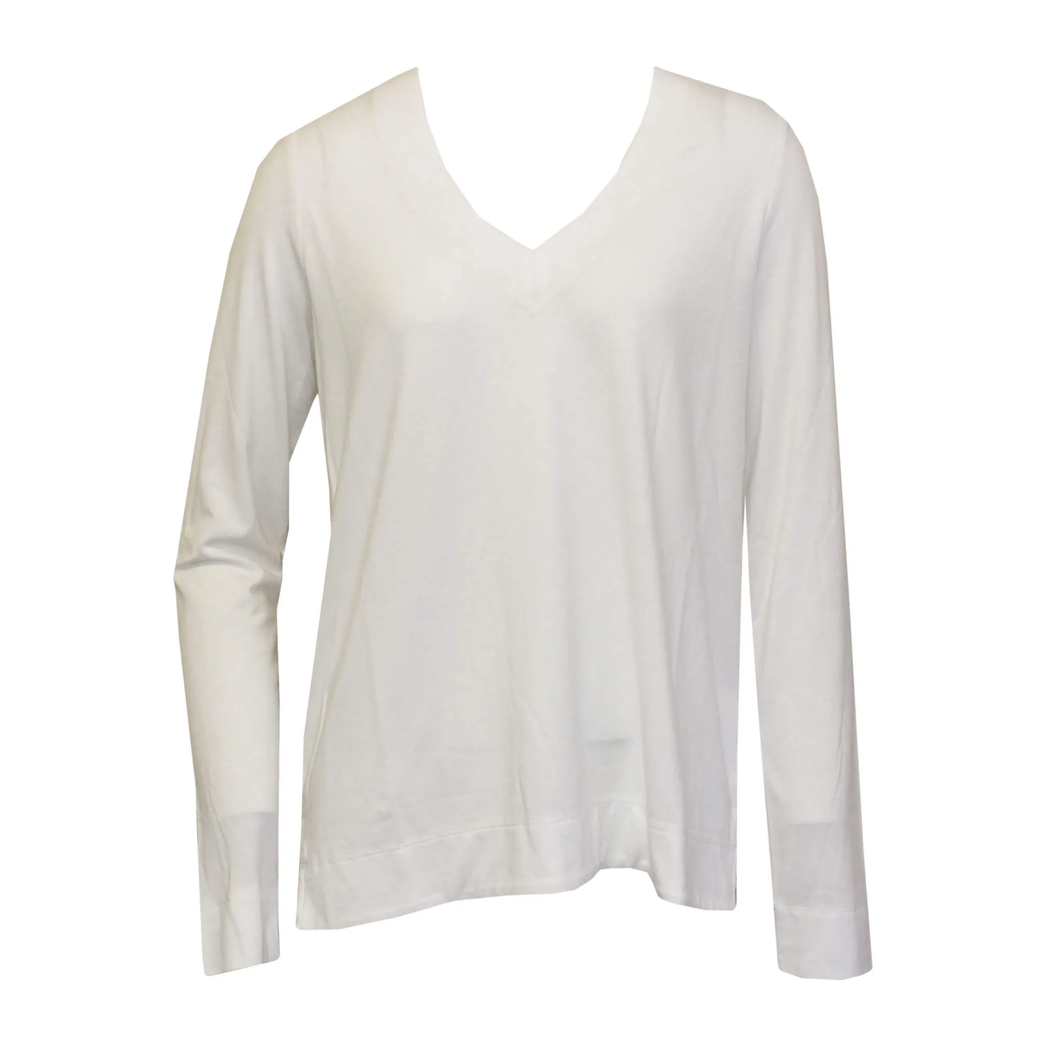 Tommy Bahama Women's Kauai Jersey Long Sleeve V-Neck T-Shirt - Coconut Tommy Bahama Clothing