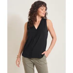 Tommy Bahama Women's Kauai V-Neck Tank Top - Black Tommy Bahama Clothing