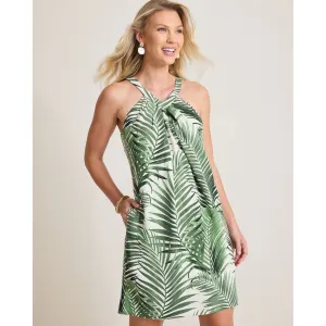 Tommy Bahama Women's Leaf Of Luxury Sleeveless Silk Short Dress - Coconut Tommy Bahama Clothing