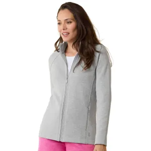 Tommy Bahama Women's New Aruba Full Zip Sweatshirt - Fossil Grey Heather Tommy Bahama Clothing