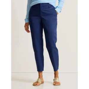 Tommy Bahama Women's Raw Edge Crop Chino Pants - Island Navy Tommy Bahama Clothing