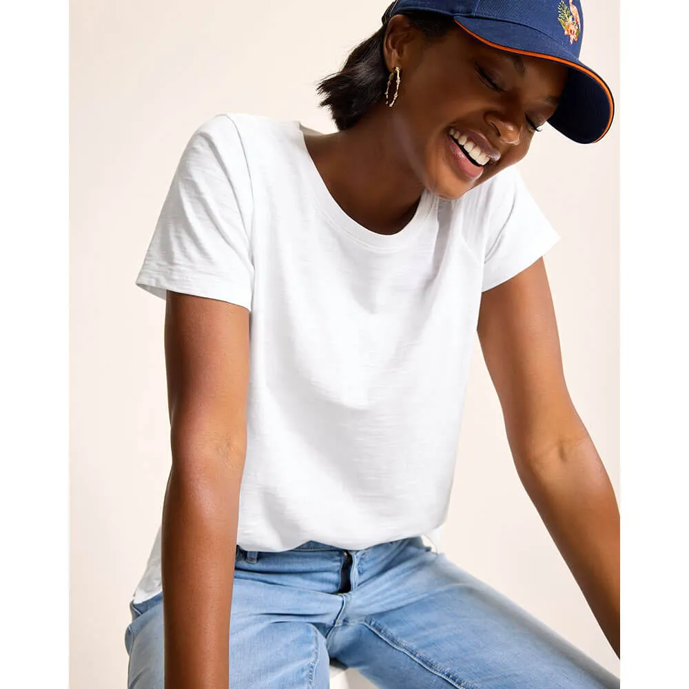 Tommy Bahama Women's Salty Breeze  Pigment Dyed T-Shirt - White Tommy Bahama Clothing