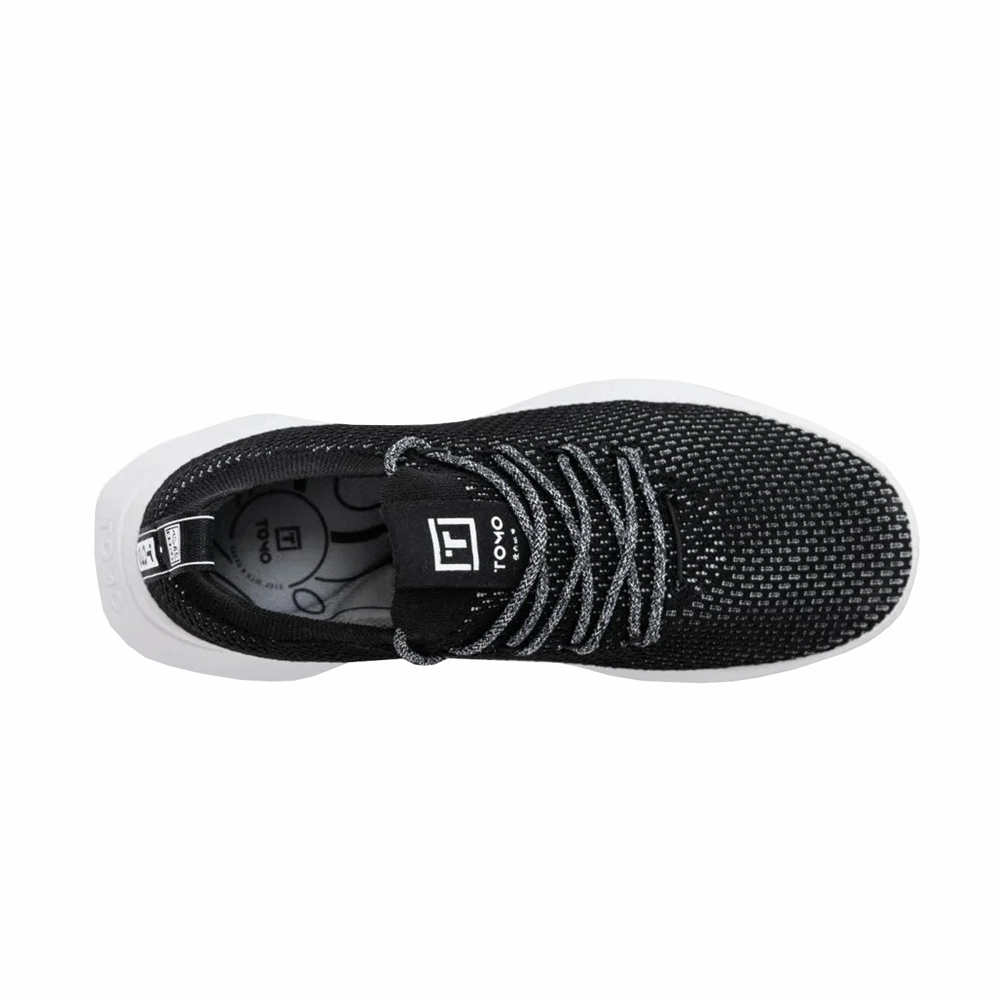 Tomo Alpha Wide Golf Shoes - Carbon Black Chic Platform Sneakers