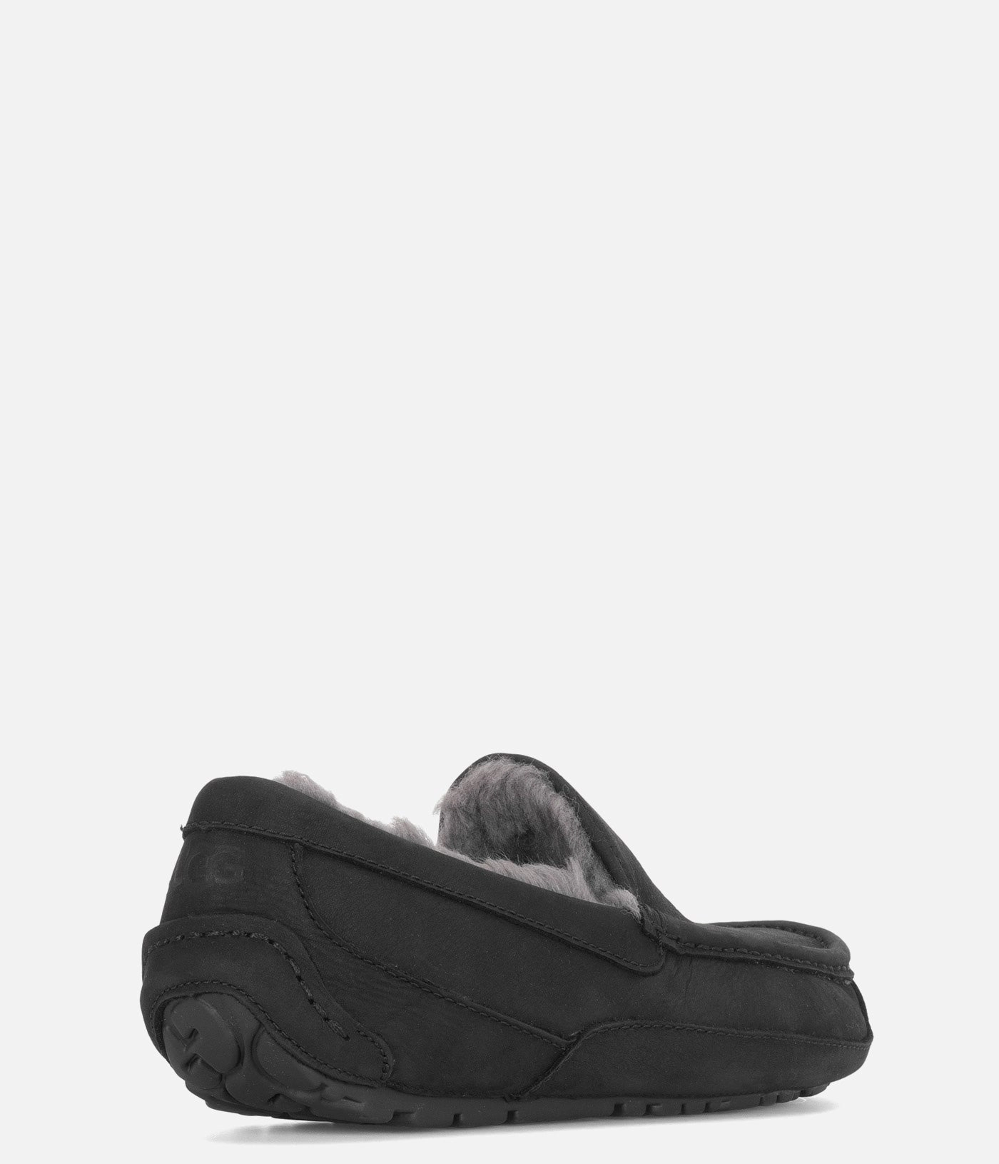 UGG Ascot Matte Leather Slipper - Men Mens Winter Slip-Ons