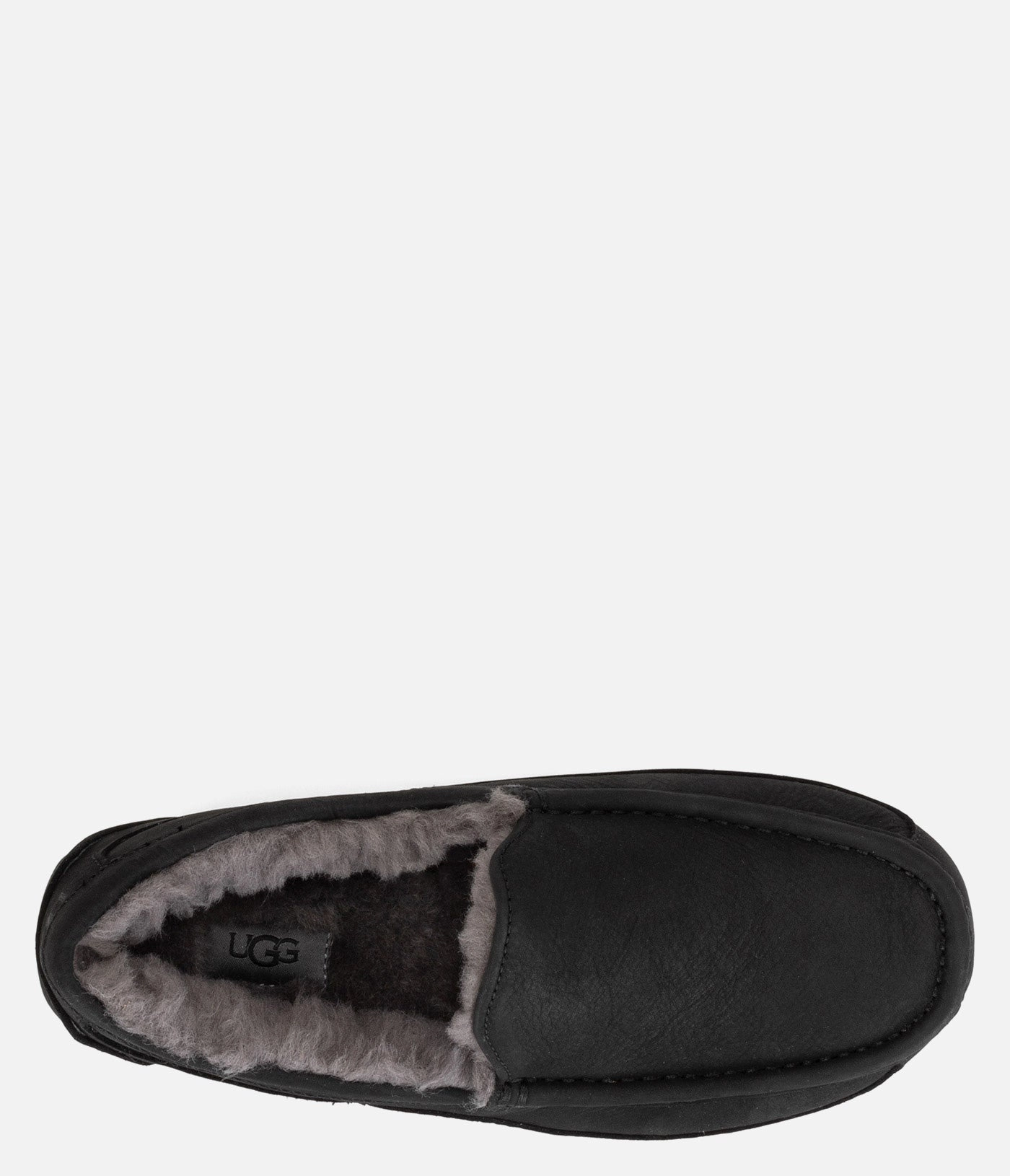 UGG Ascot Matte Leather Slipper - Men Mens Winter Slip-Ons