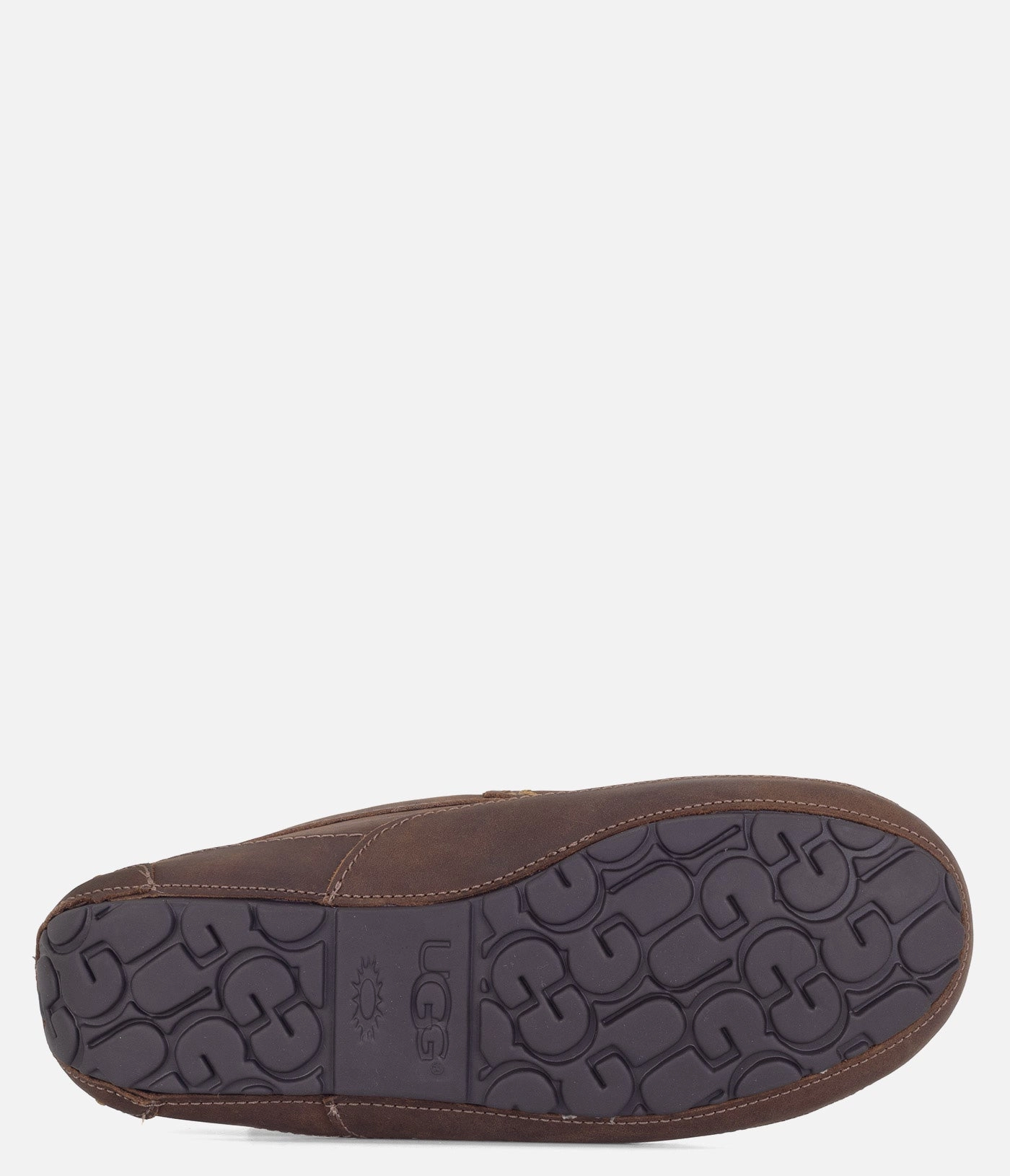 UGG Ascot Matte Leather Slipper - Men Mens Winter Slip-Ons