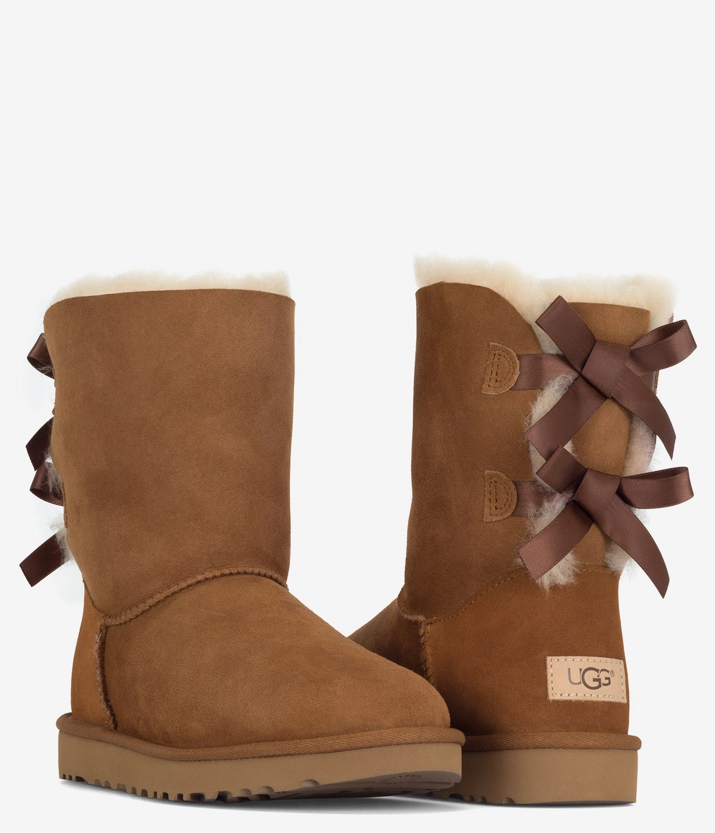 UGG Bailey Bow II Sheepskin Boot - Women Women's Warm Slippers