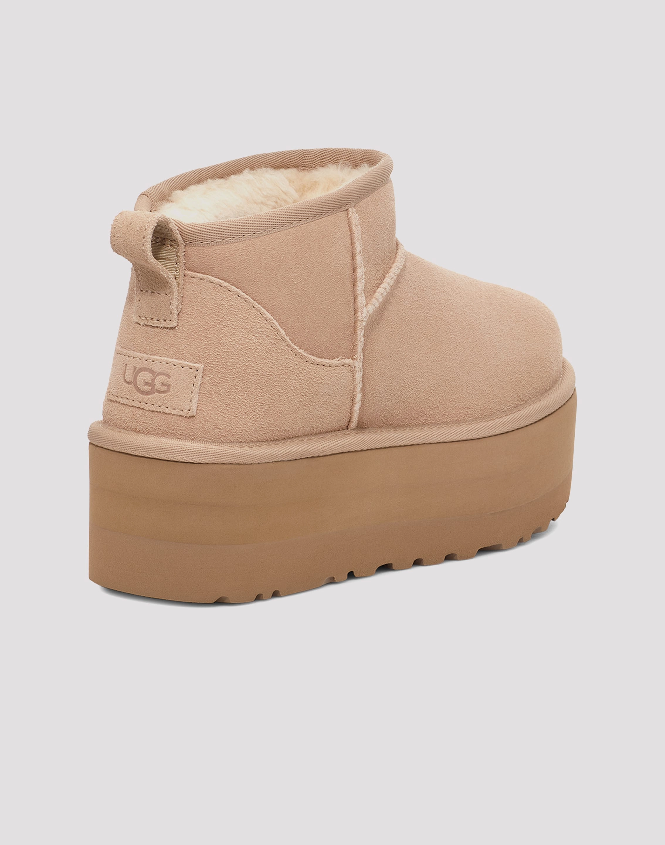UGG Classic Ultra Mini Platform "Sand" Boot All-Day Comfort
