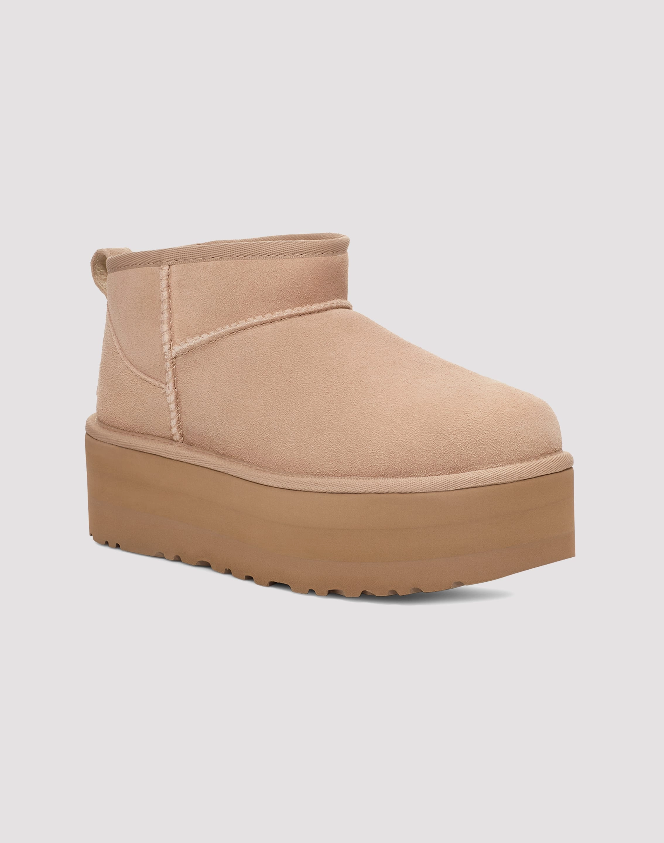 UGG Classic Ultra Mini Platform "Sand" Boot All-Day Comfort