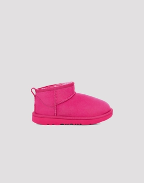 UGG Classic Ultra Mini Preschool Girls' "Berry" Boot Ugg cozy shoes with warm lining