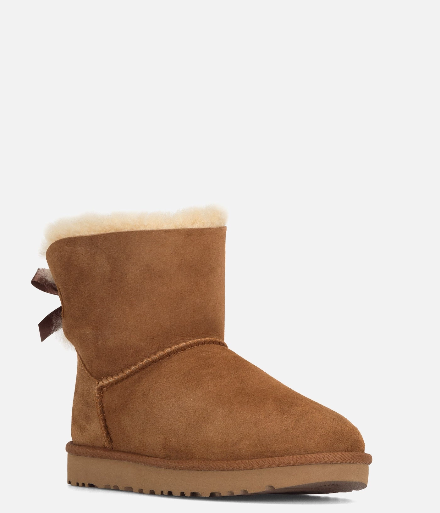 UGG Mini Bailey Bow II Sheepskin Boot - Women Women's Warm Slippers