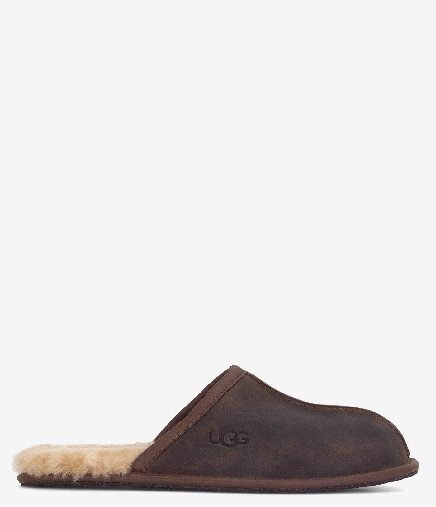 UGG Scuff Leather Slipper - Men Mens Winter Slip-Ons