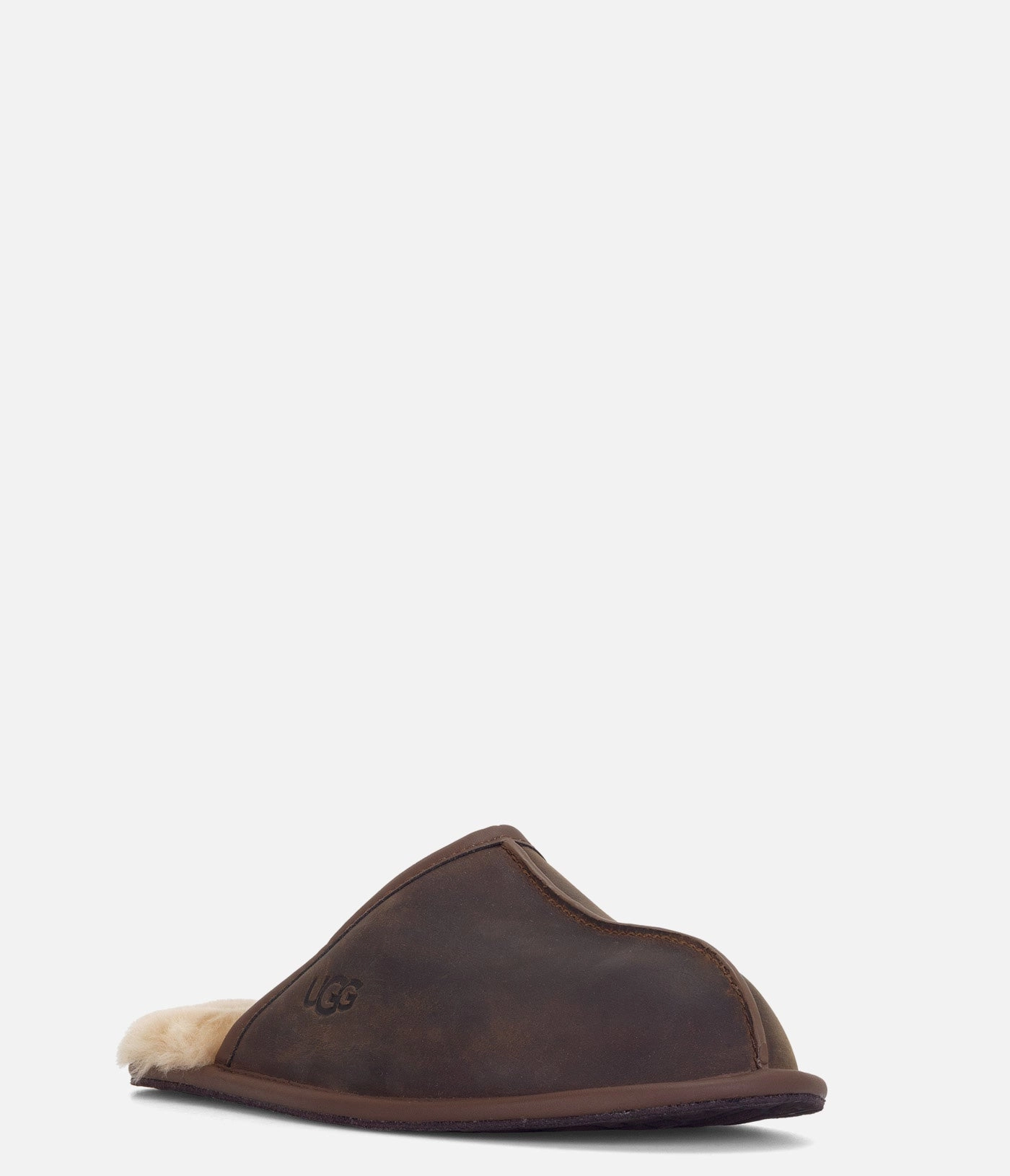UGG Scuff Leather Slipper - Men Mens Winter Slip-Ons