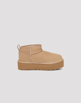 UGG Ultra Mini Platform Boot Grade-School Ugg cozy shoes with warm lining
