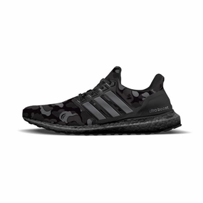 Ultra Boost 4.0 Bape Black Camo Adidas lifestyle shoes with breathable mesh