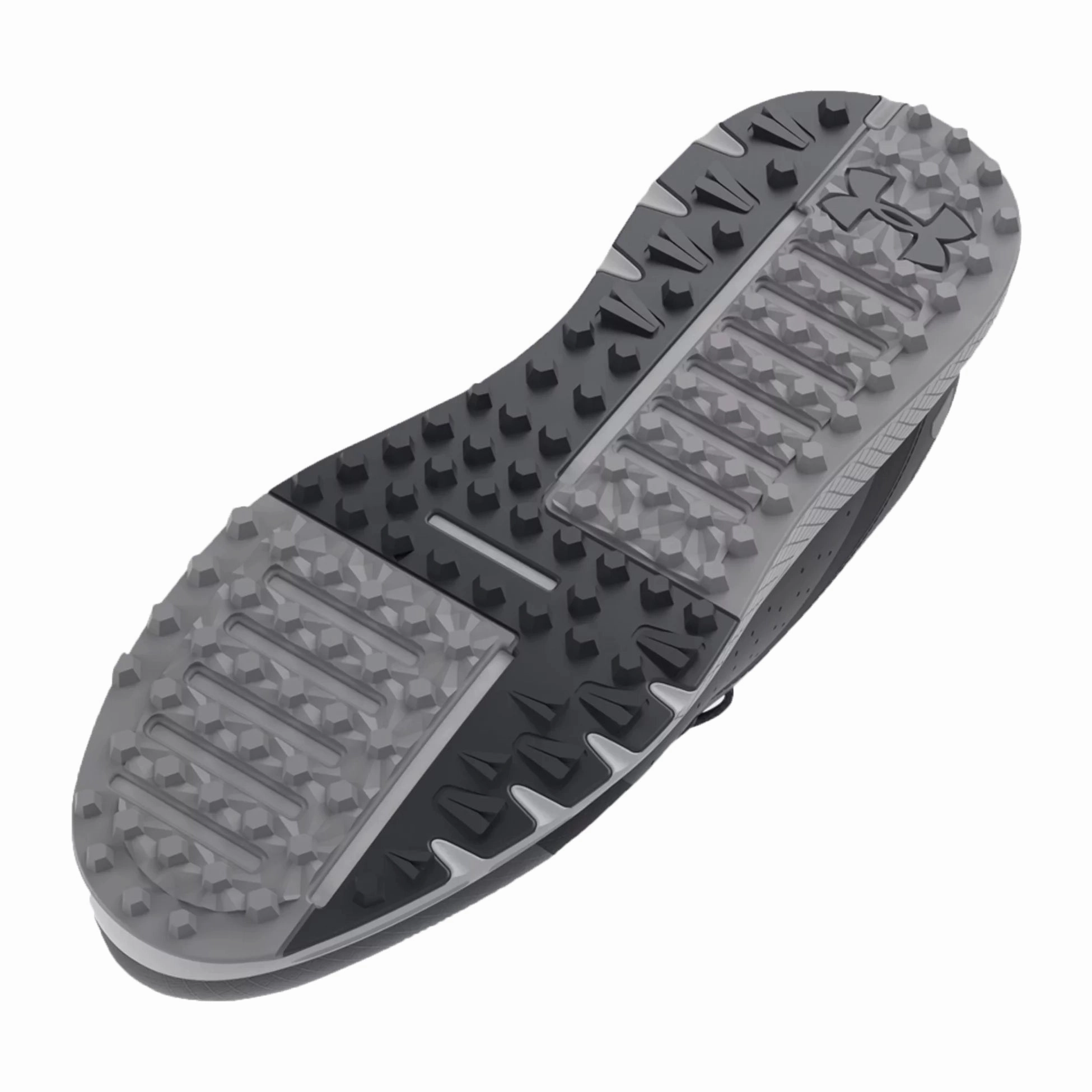 Under Armour Charged Draw 2 Spikeless Golf Shoes - Black/Mod Grey Chic Platform Sneakers