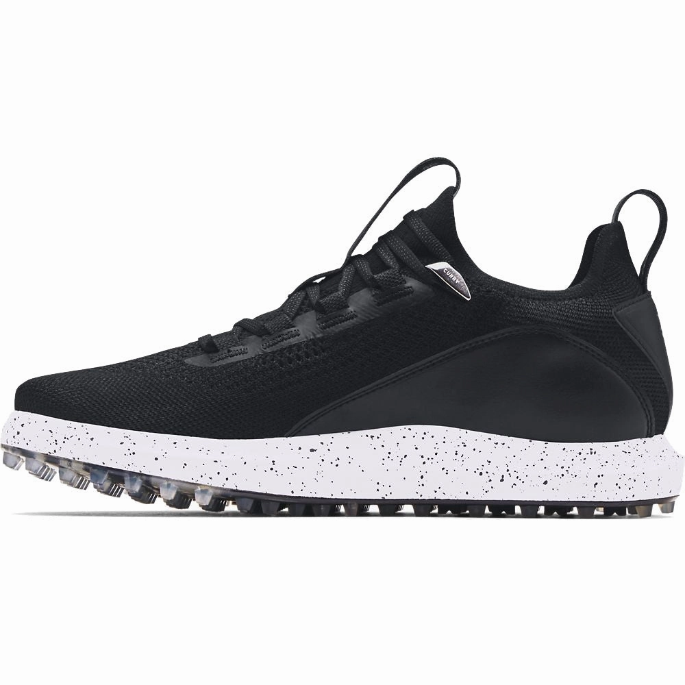 Under Armour Curry 8 Spikeless Shoes - Black Performance Golf Trainers