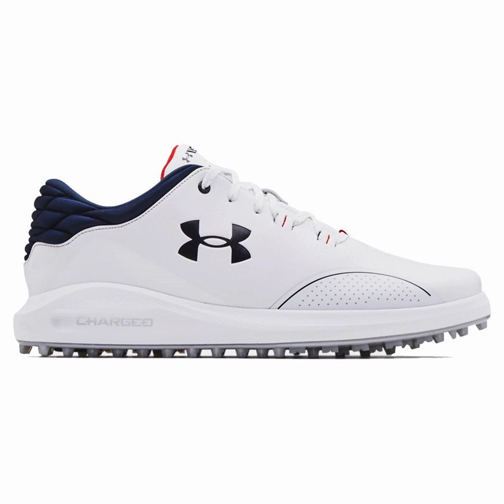 Under Armour Draw Sport SL Wide Golf Shoes - White Under Armour golf shoe variations